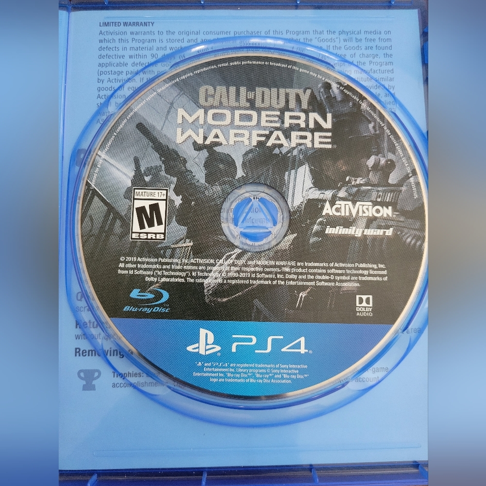 Call of Duty: Modern Warfare (PS4) - Black/Blue